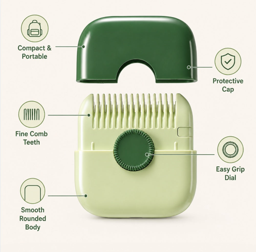 2-in-1 Double-Sided Hair Trimming Razor Comb | TIKA