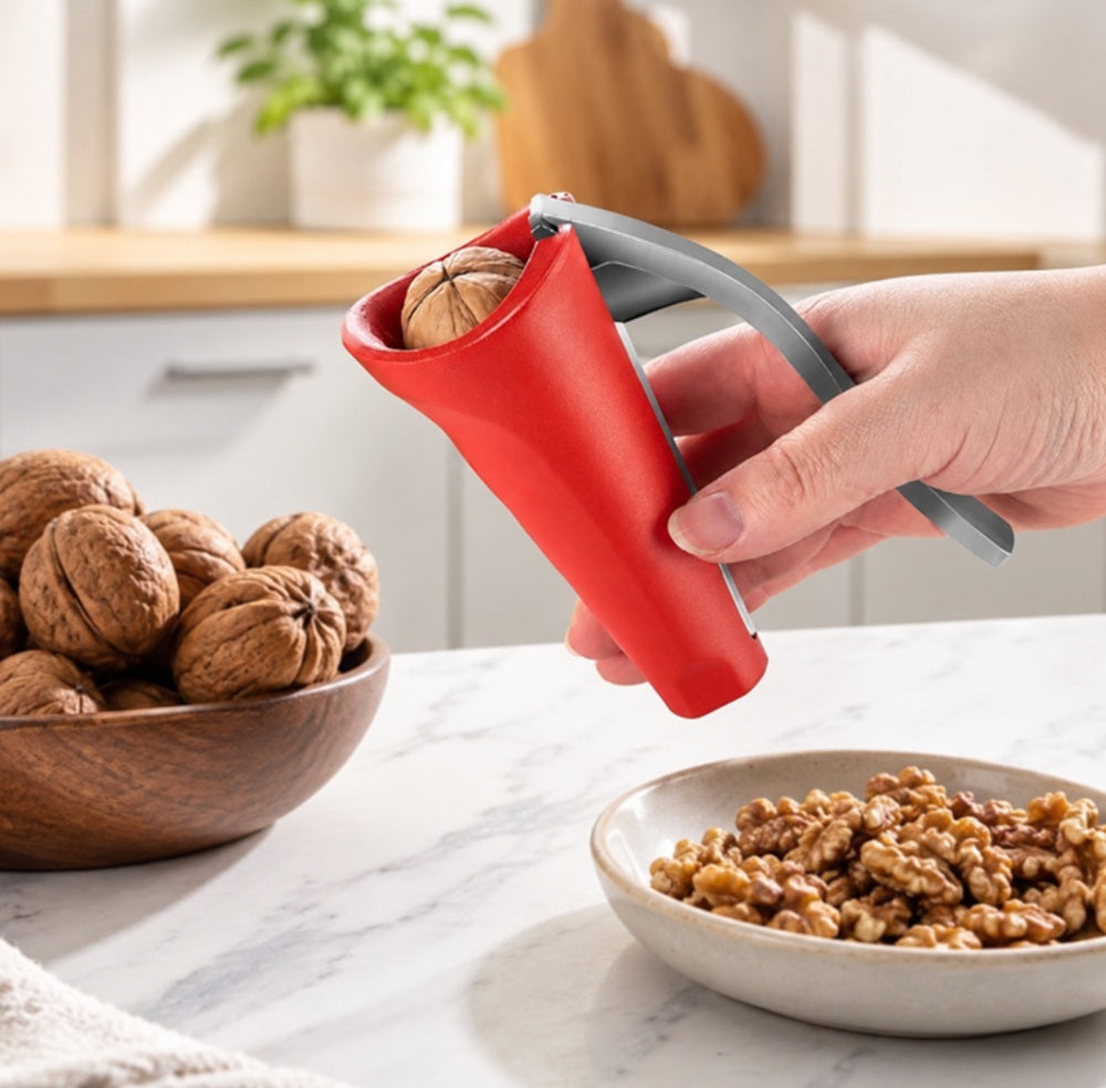 Ergonomic Bottle-Style Nut Cracker for Walnuts & Pecans | TIKA