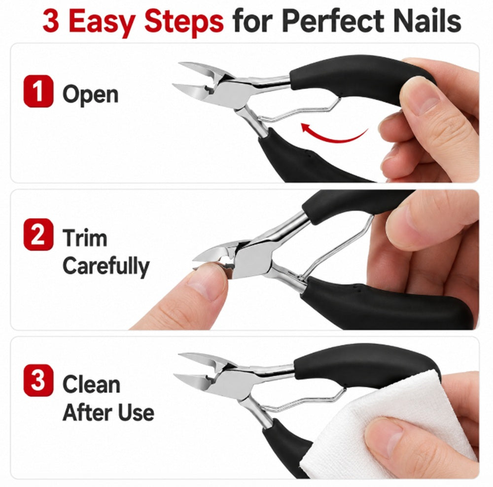 Heavy-Duty Toenail Clippers for Thick Nails | TIKA