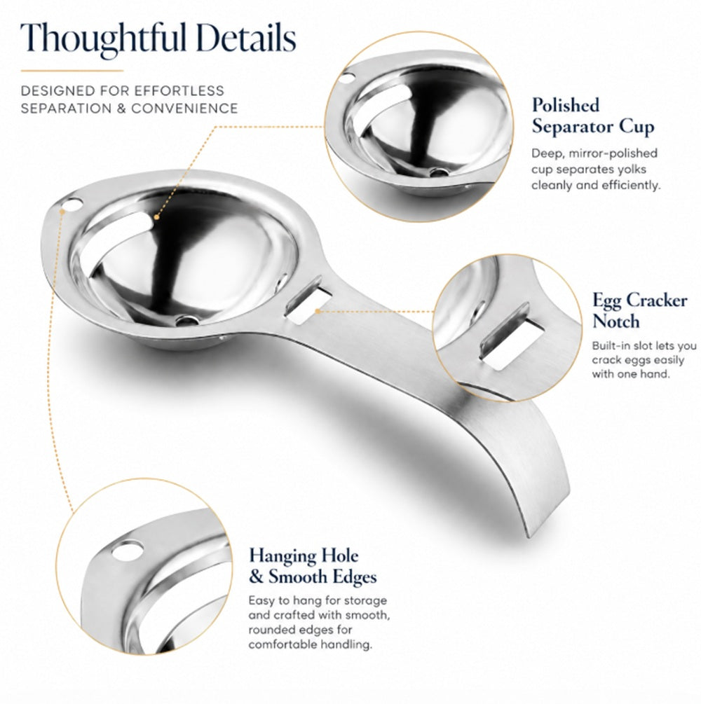 Egg Yolk & White Separator Sieve for Baking | TIKA