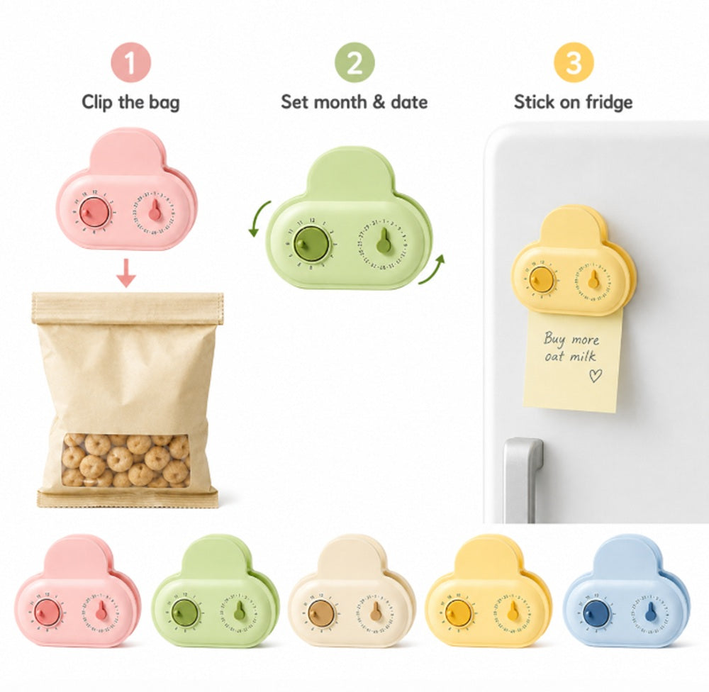 5-Pack Cute Magnetic Snack Bag Clips | TIKA