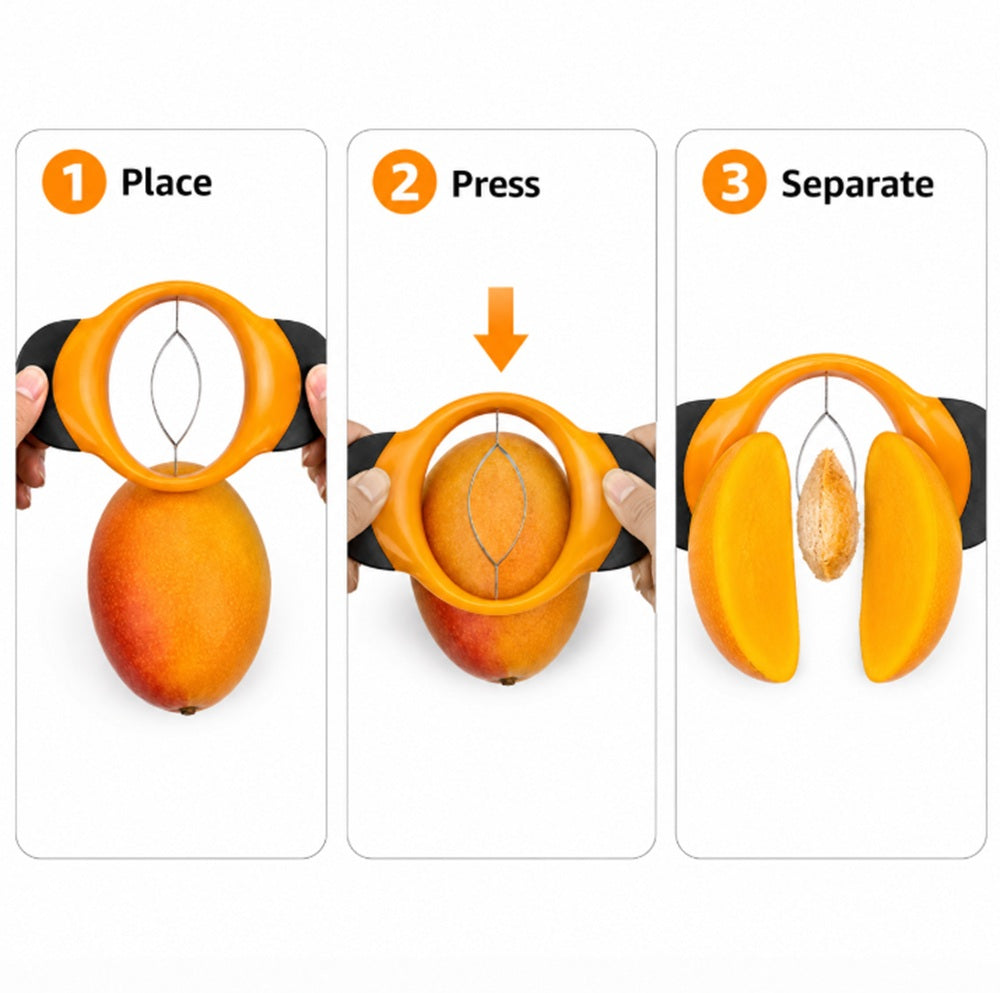 Mango Slicer & Pitter with Non-Slip Grip | TIKA