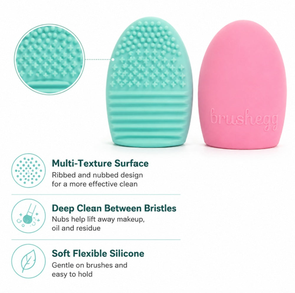 2-Pack Silicone Makeup Brush Cleaning Pads | TIKA