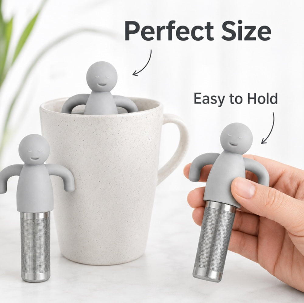 2-Pack Stainless Steel Mesh Tea Infusers with Silicone Handles | TIKA
