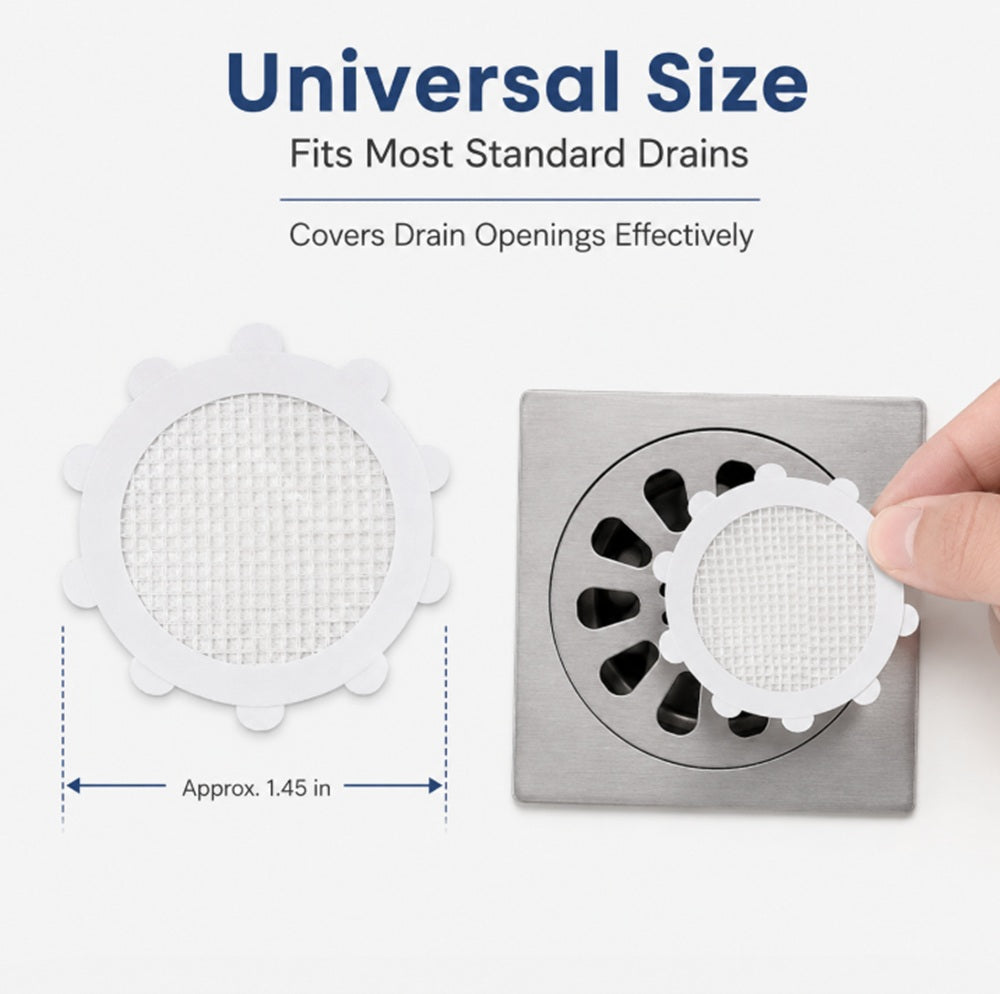 25-Piece Disposable Drain Hair Catcher Covers | TIKA