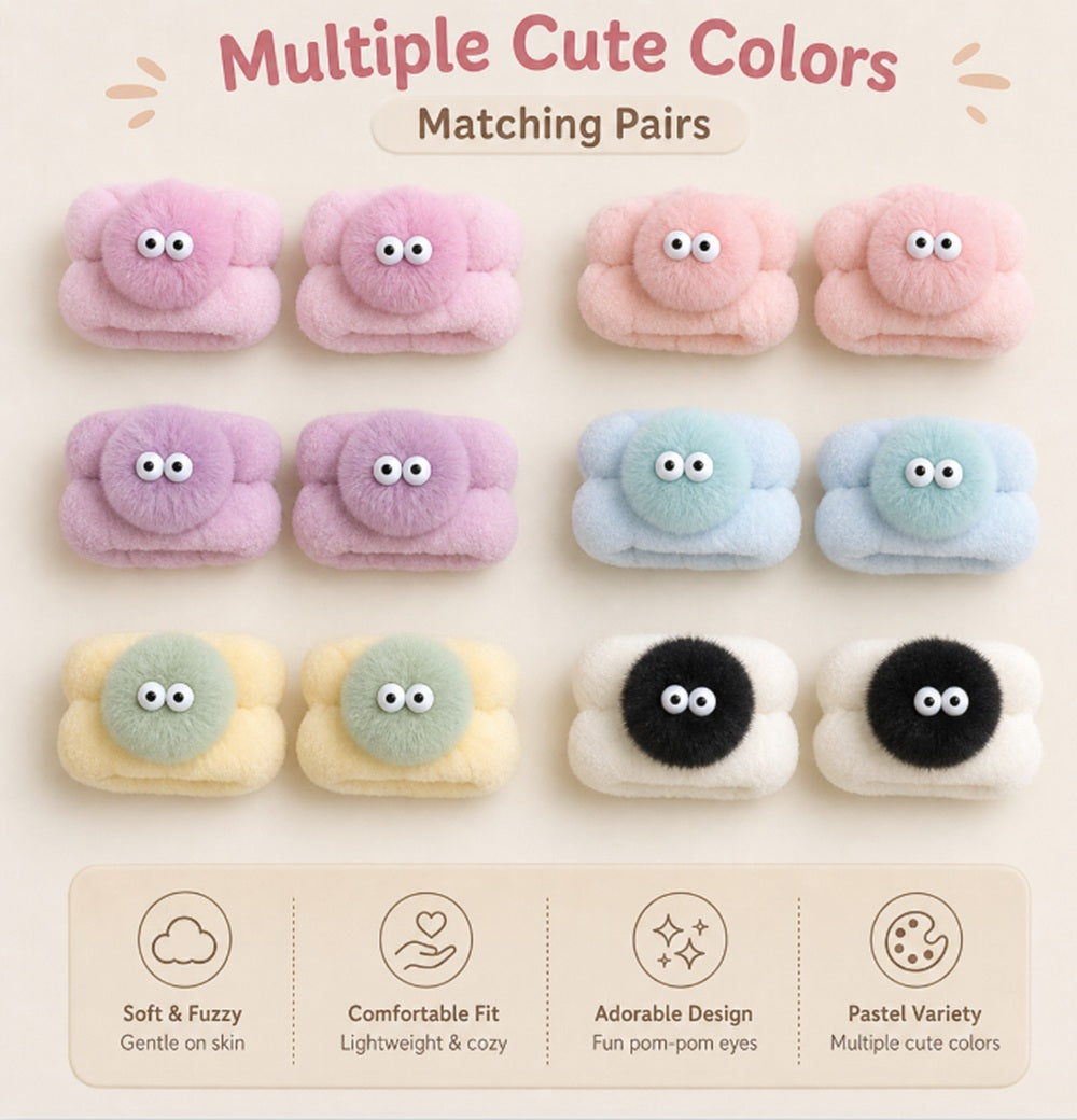 5-Pair Microfiber Face Wash Wristbands | TIKA