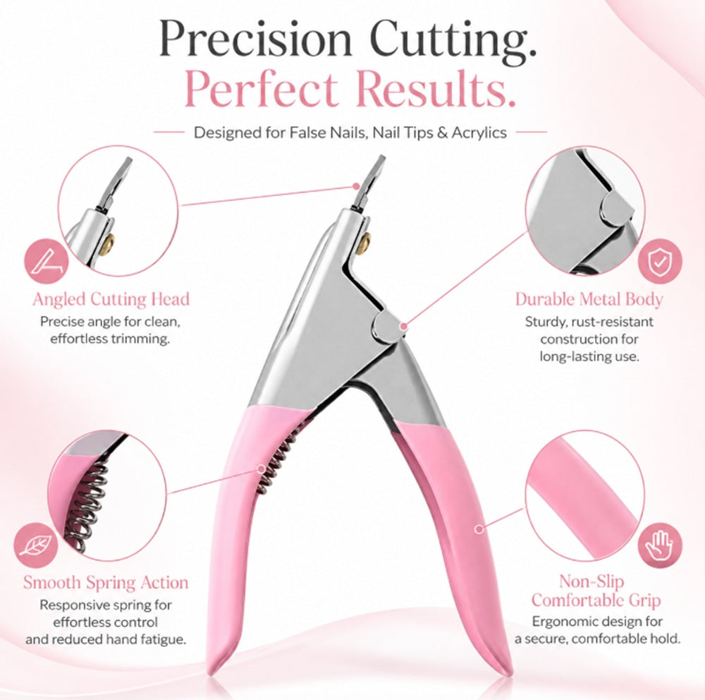 Acrylic Nail Tip Cutter with U-Shaped Edge | TIKA