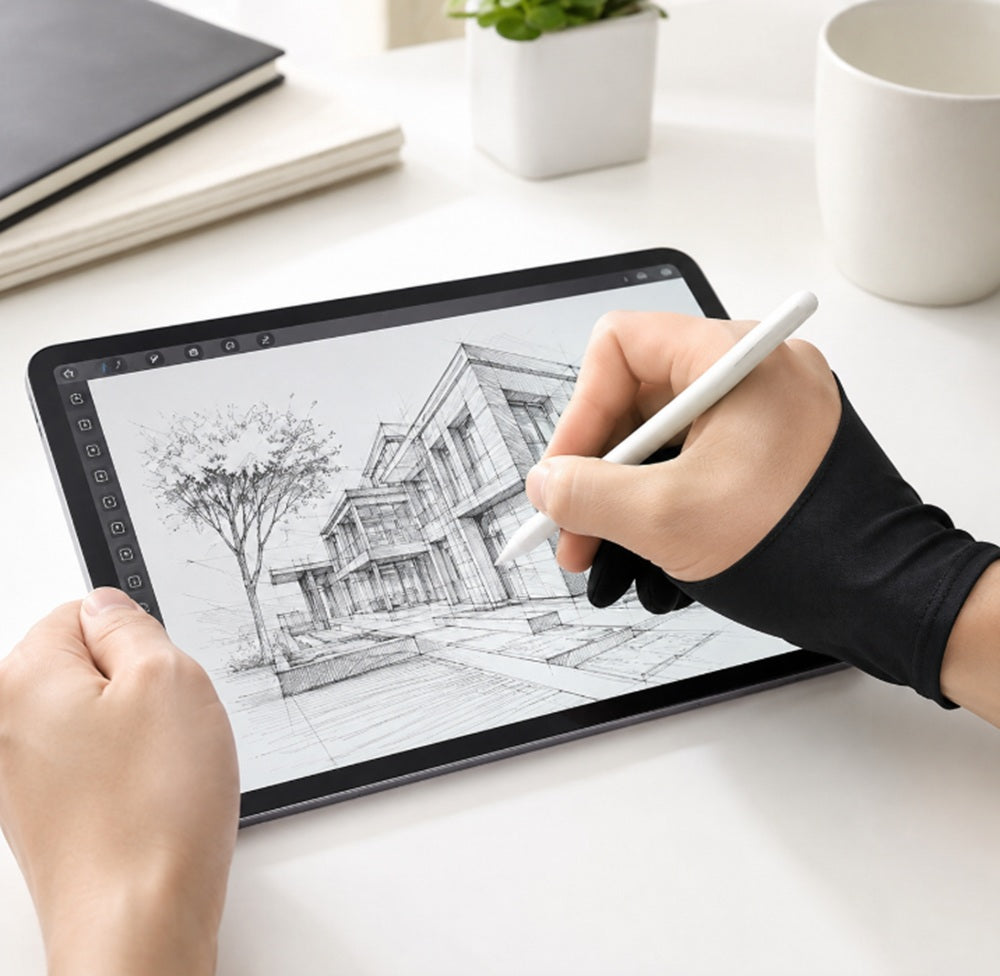 Two-Finger Artist Glove for Digital Drawing | TIKA