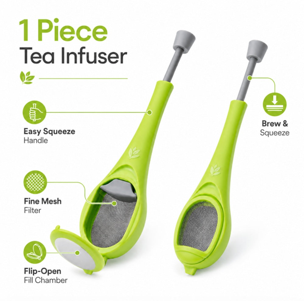 Silicone Tea Infuser Strainer for Loose-Leaf Tea & Herbs | TIKA