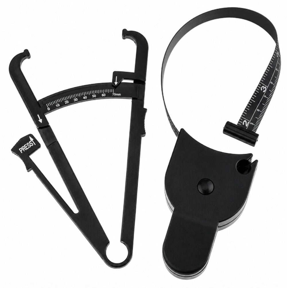 2-Pack Skinfold Caliper & Body Measuring Tape Set | TIKA