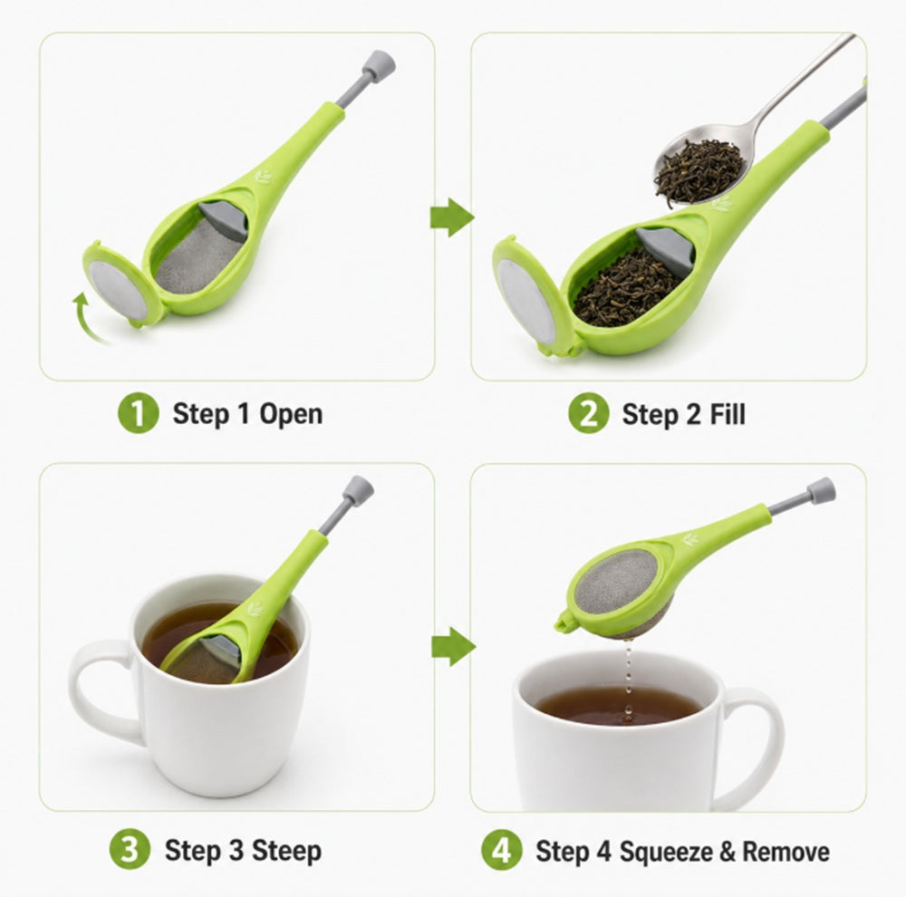 Silicone Tea Infuser Strainer for Loose-Leaf Tea & Herbs | TIKA