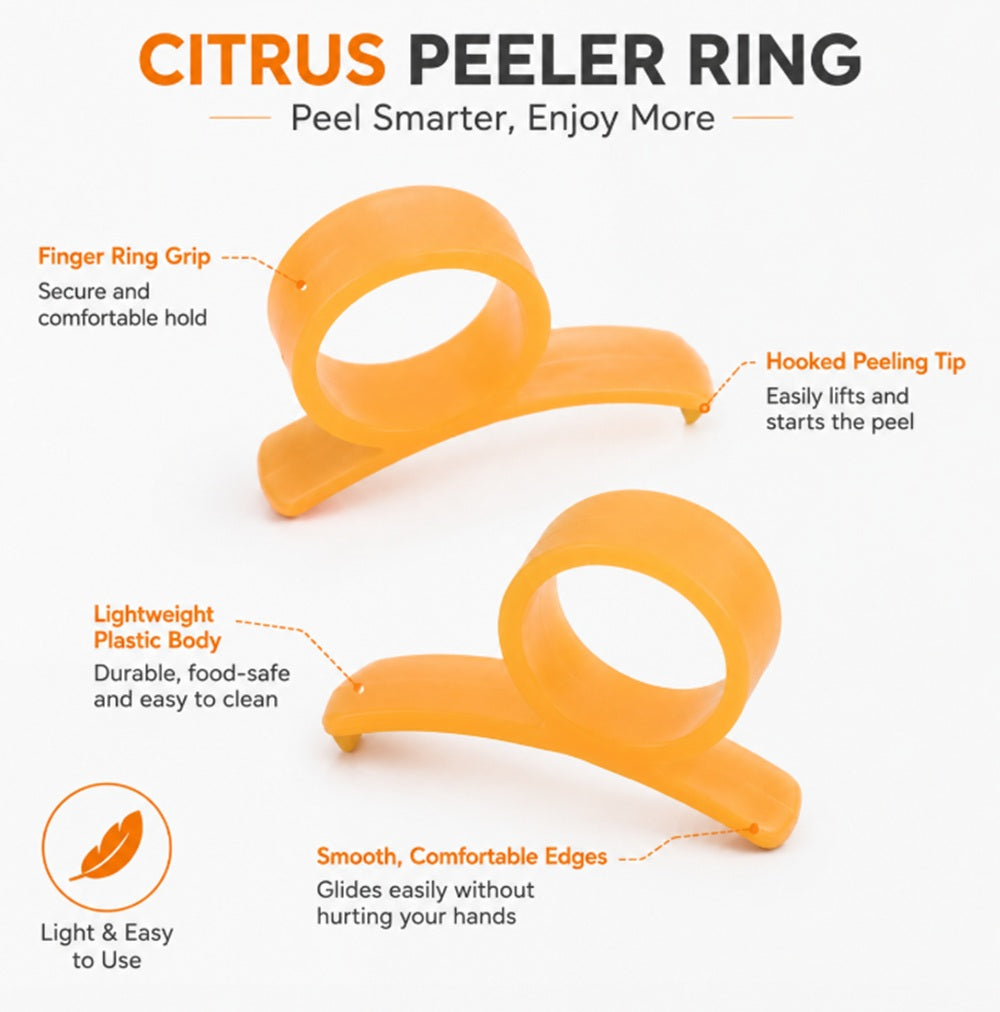 10-Piece Citrus Peeler Set for Oranges & Lemons | TIKA