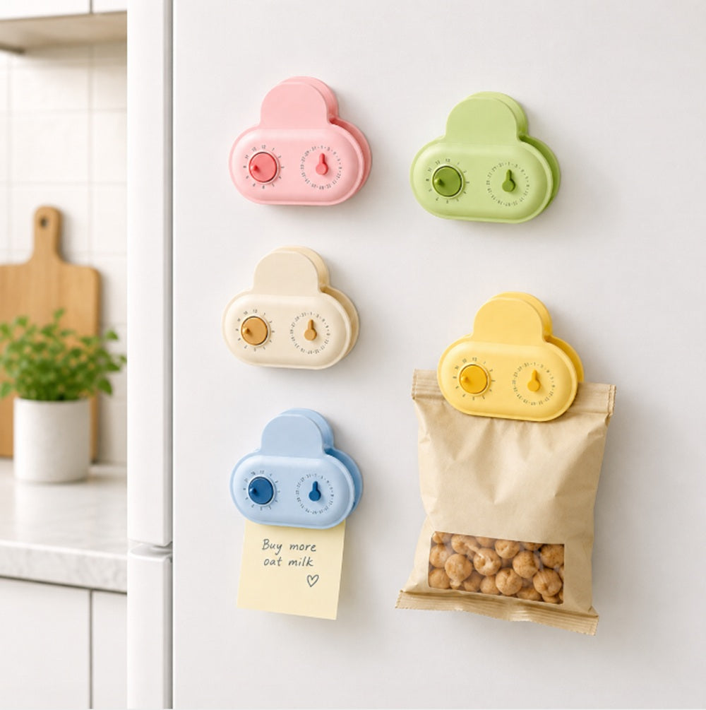 5-Pack Cute Magnetic Snack Bag Clips | TIKA