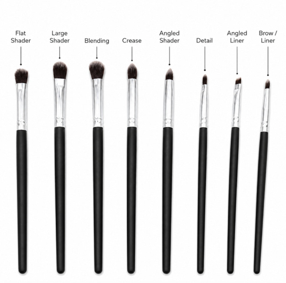 8-Piece Eye Makeup Brush Set | TIKA