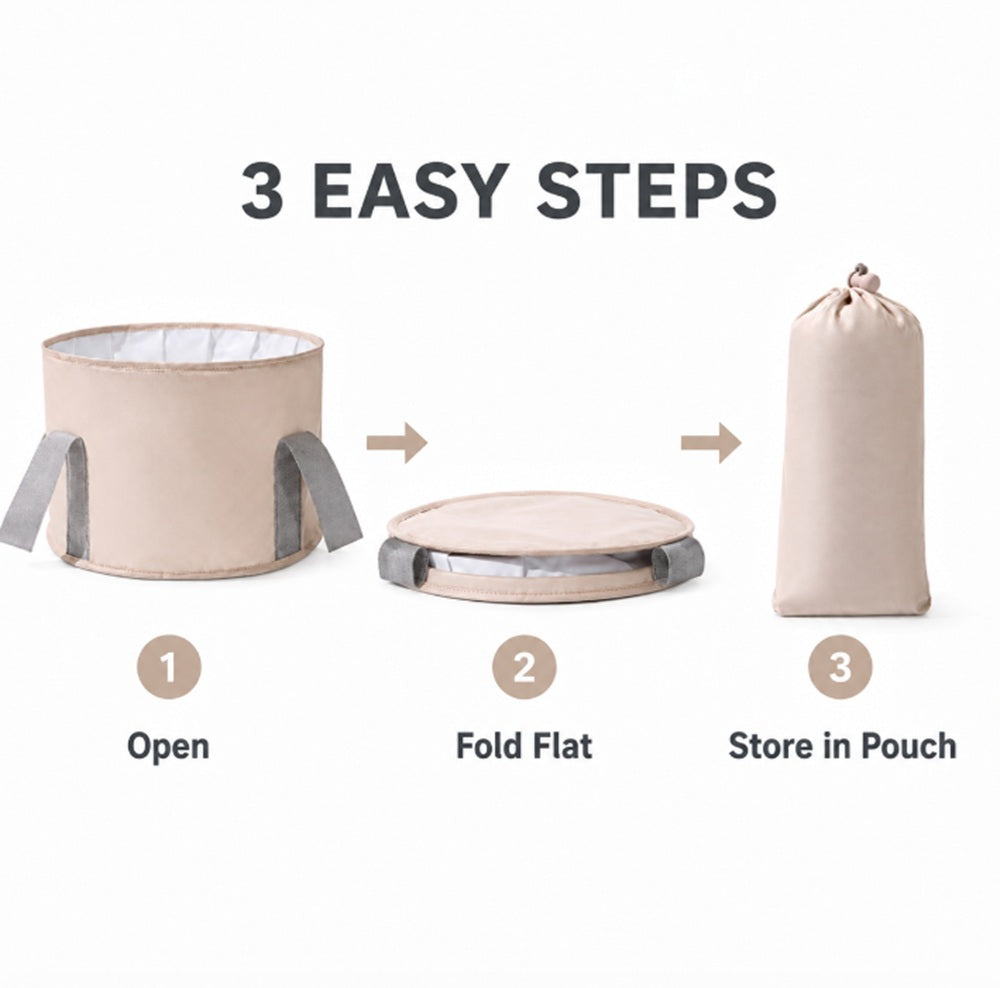 Collapsible Wash Basin & Portable Camping Bucket | TIKA