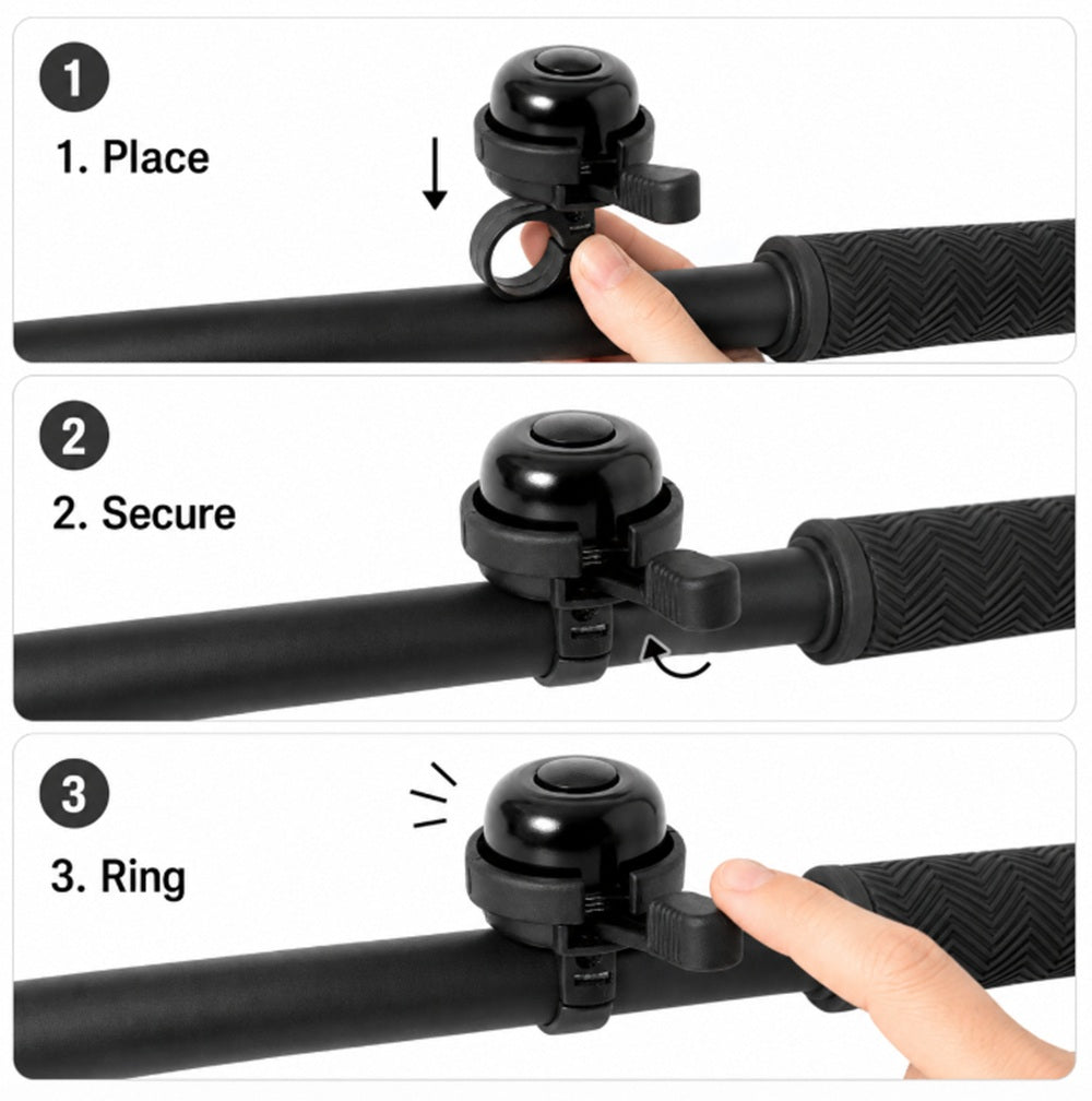 Loud Metal Bicycle Bell for Handlebars | TIKA