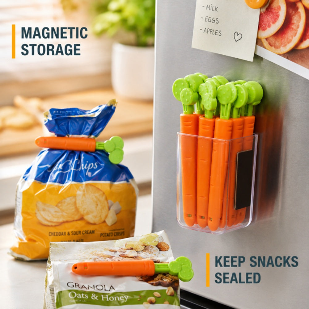 10-Pack Magnetic Food Bag Clips | TIKA
