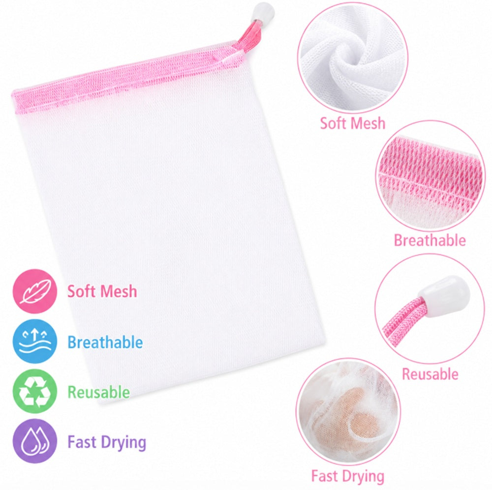 10-Pack Mesh Soap Saver Bags | TIKA