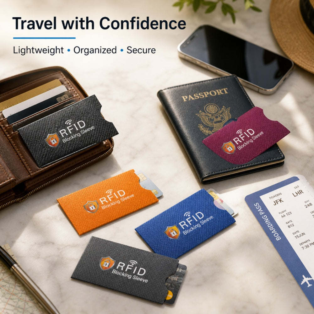 15-Pack RFID Blocking Credit Card Sleeves | TIKA