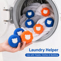 8-Pack Reusable Laundry Pet Hair Remover Balls | TIKA