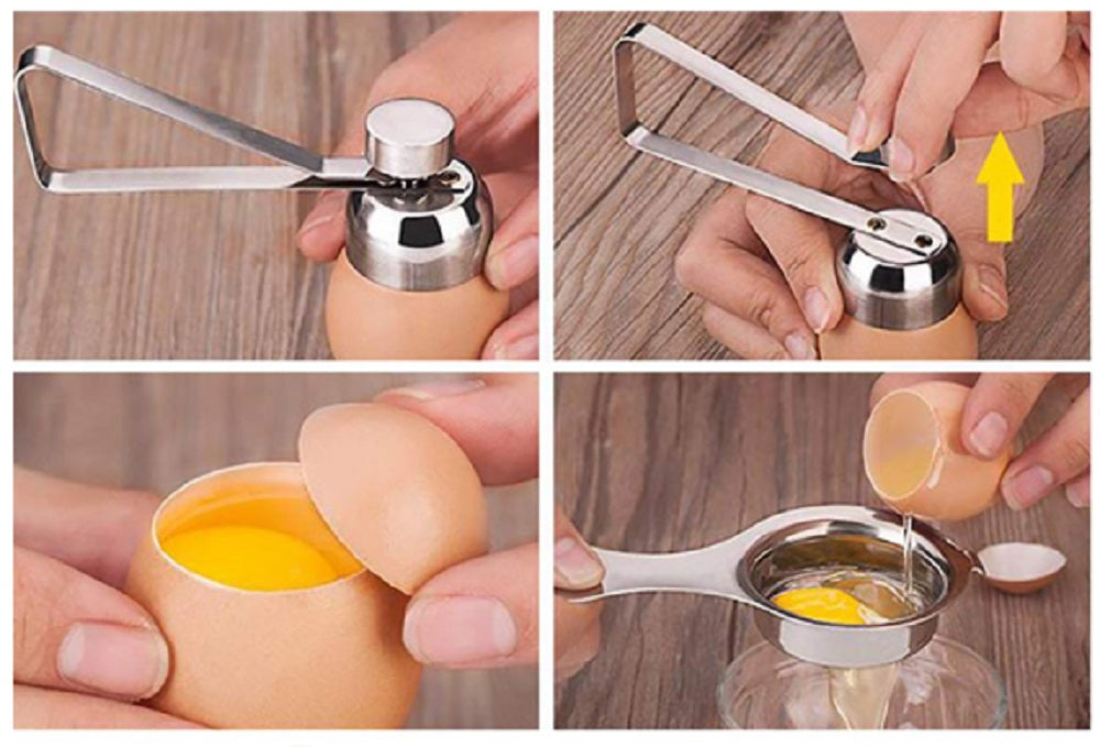 Stainless Steel Egg Topper for Soft & Hard-Boiled Eggs | TIKA
