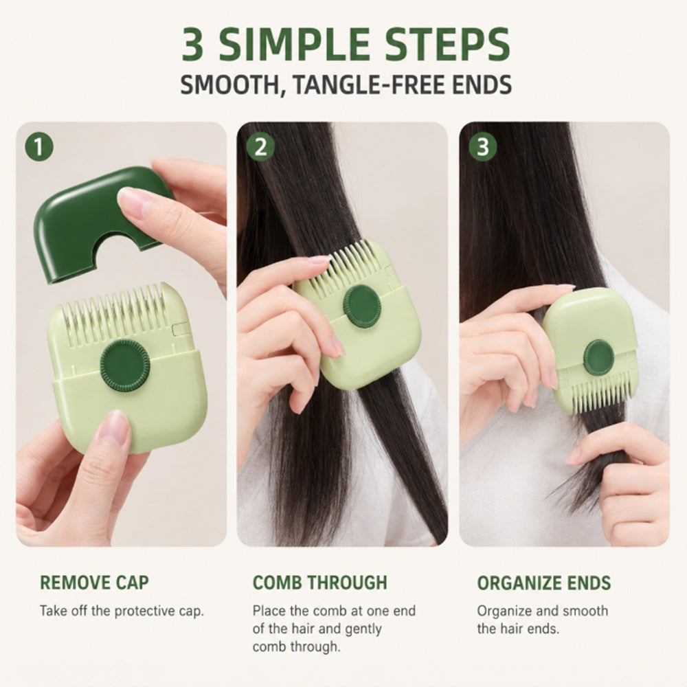 2-in-1 Double-Sided Hair Trimming Razor Comb | TIKA