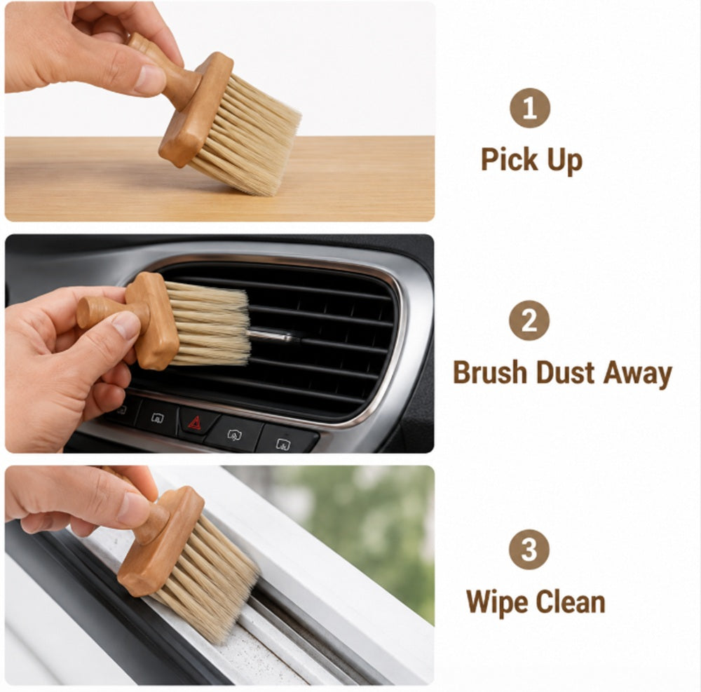 Car Interior Detailing Brush for Dashboards & Vents | TIKA
