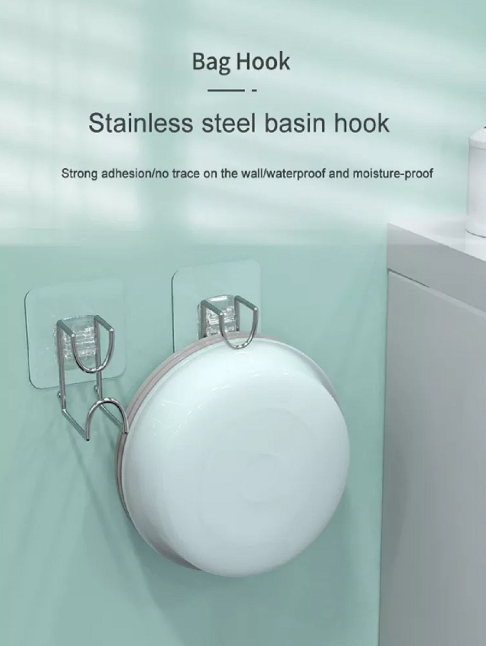 4-Pack Multifunction Bathroom Wall Hooks | TIKA