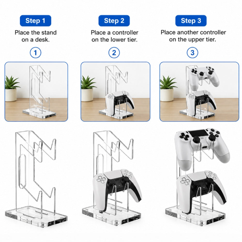 Clear Acrylic Game Controller Display Stand | TIKA