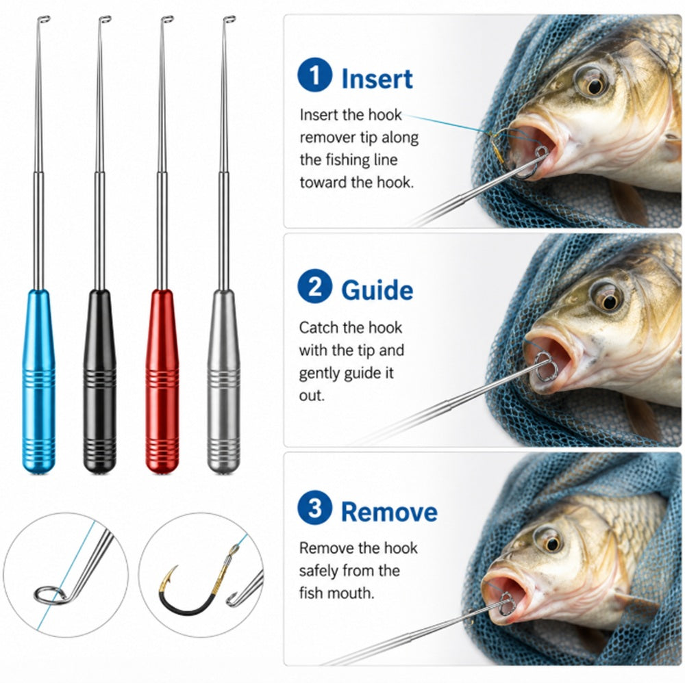 4-Pack Fishing Hook Remover Tools | TIKA