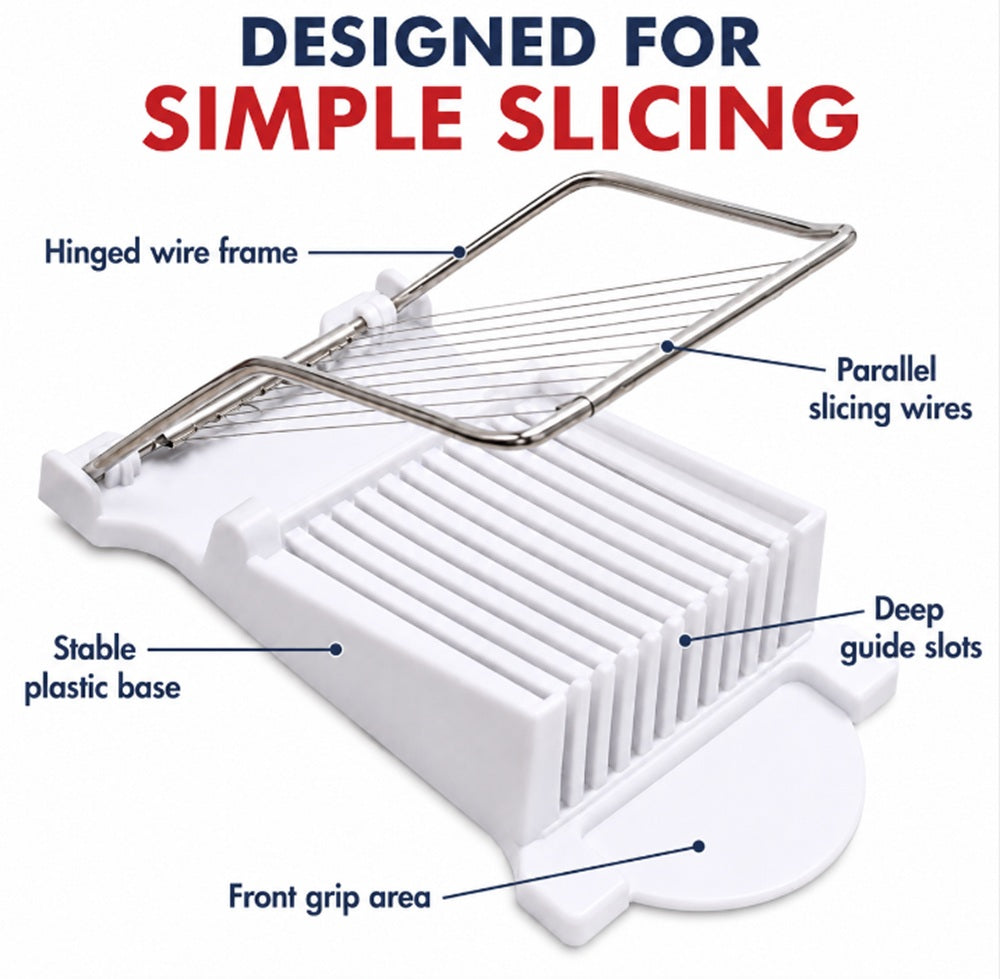 Stainless Steel Luncheon Meat & Egg Slicer Kitchen Cutter | TIKA