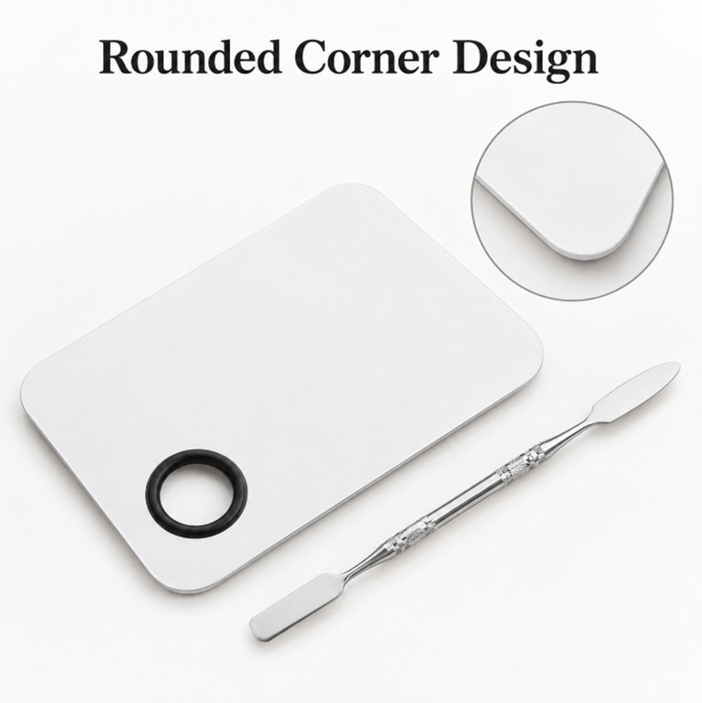 Acrylic Makeup Mixing Palette with Spatula | TIKA
