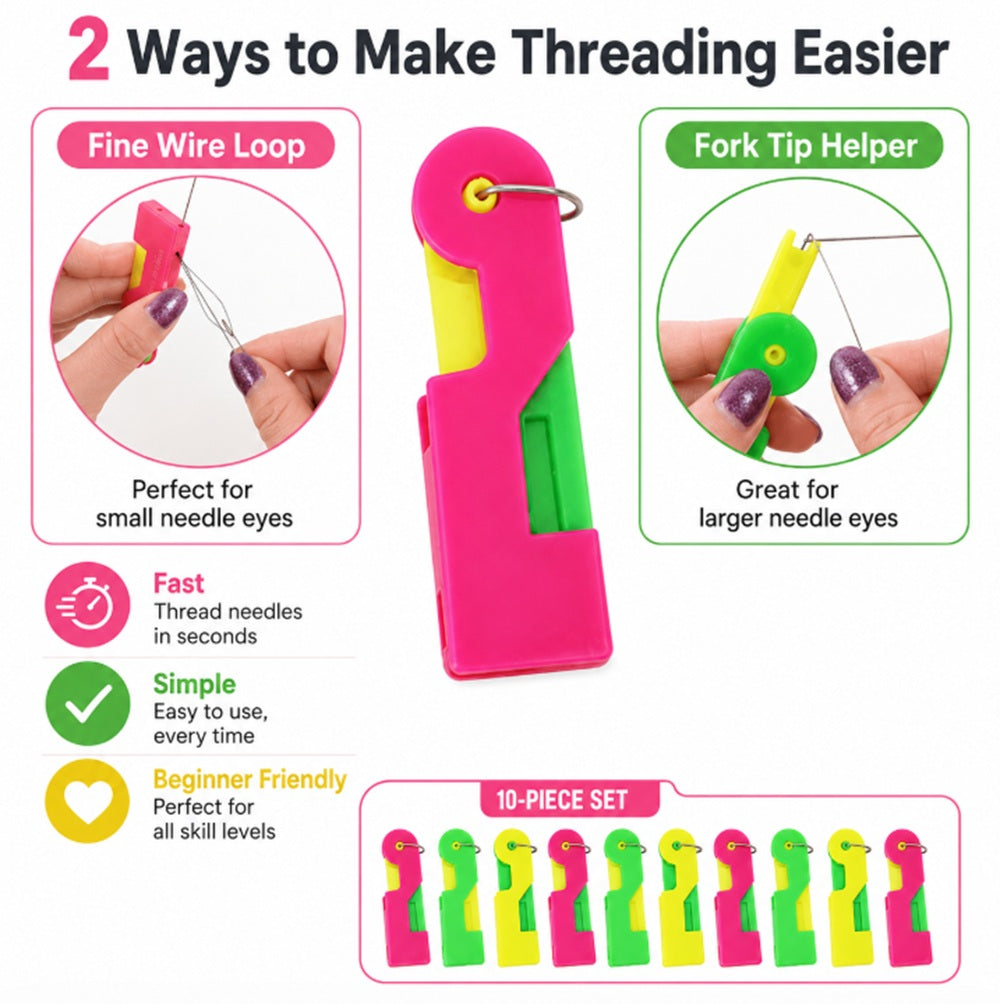 10-Pack Automatic Needle Threaders | TIKA