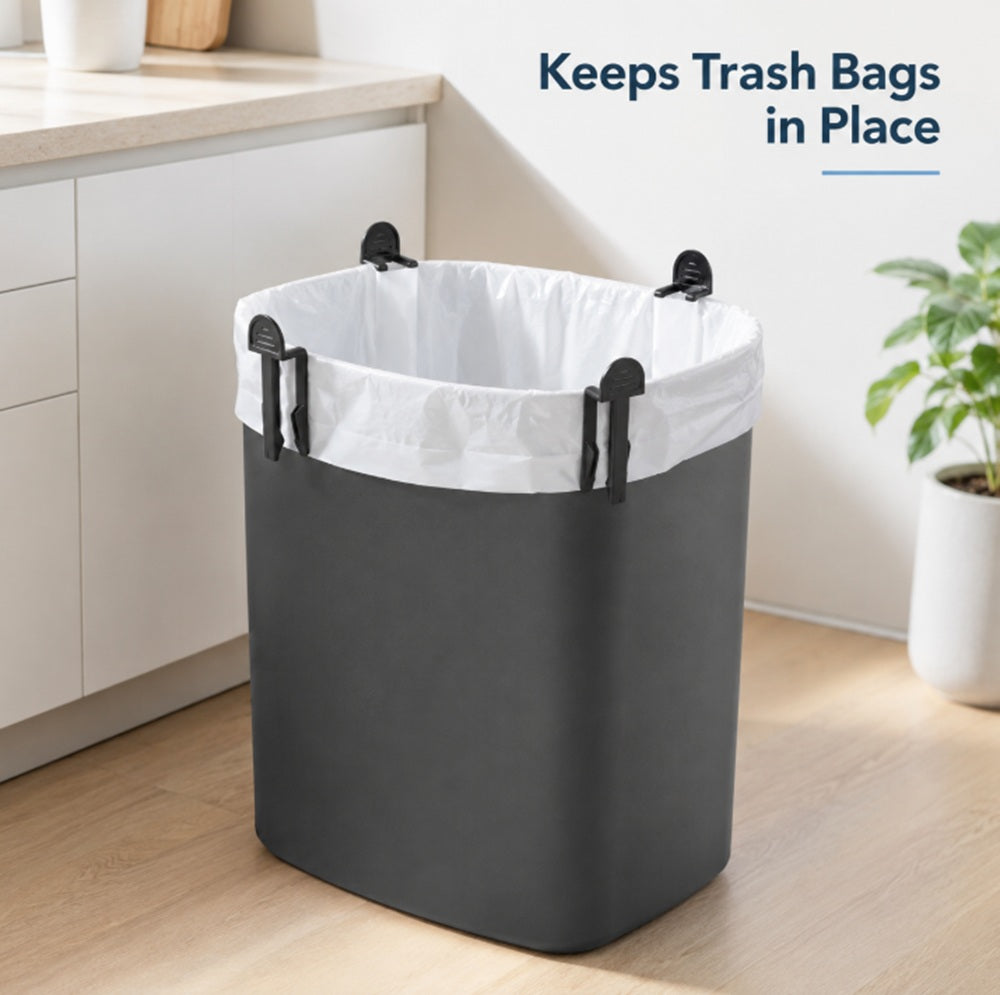 40-Pack Trash Bag Liner Clips for Wastebaskets | TIKA