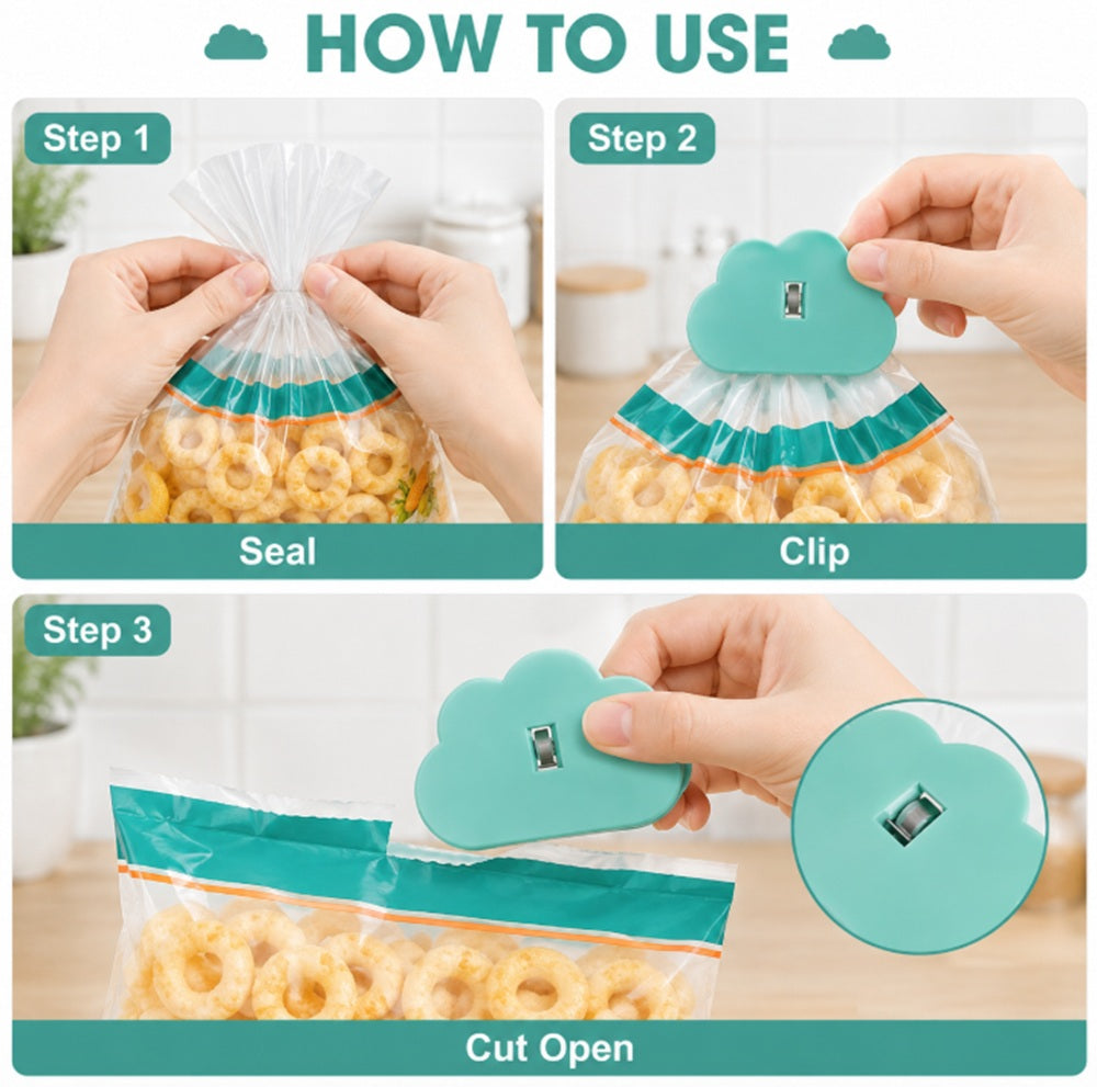 8-Piece Chip & Food Bag Sealing Clips | TIKA