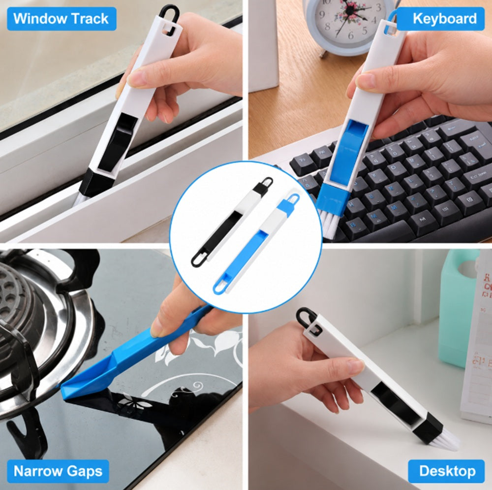 2-in-1 Crevice Cleaning Brush for Tracks & Keyboards | TIKA