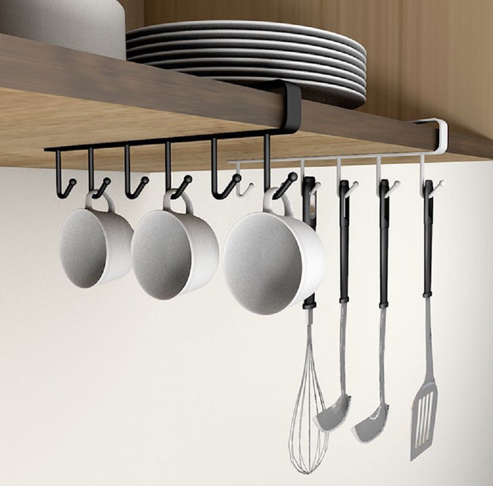 2-Piece Under-Shelf Mug Holder Racks | TIKA