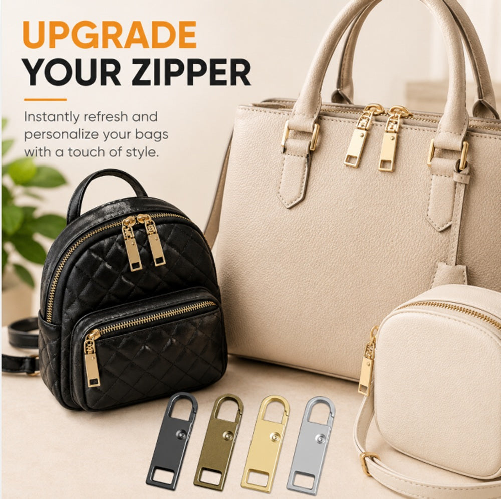 8-Pack Metal Zipper Pull Tab Replacements | TIKA