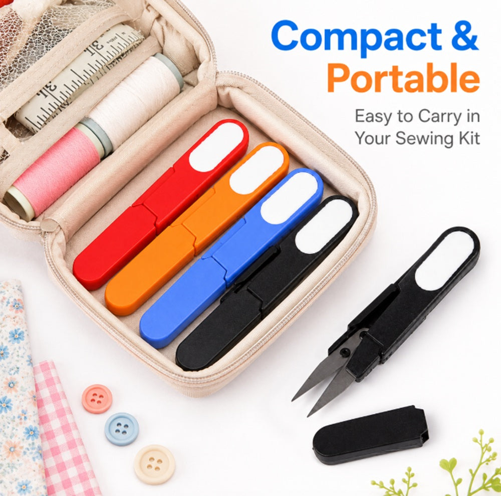 4-Pack Precision Sewing & Embroidery Thread Snips | TIKA