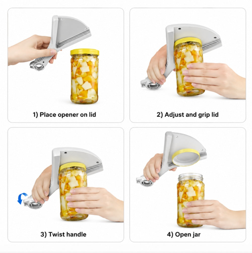 Easy-Grip Handheld Jar & Bottle Lid Opener | TIKA