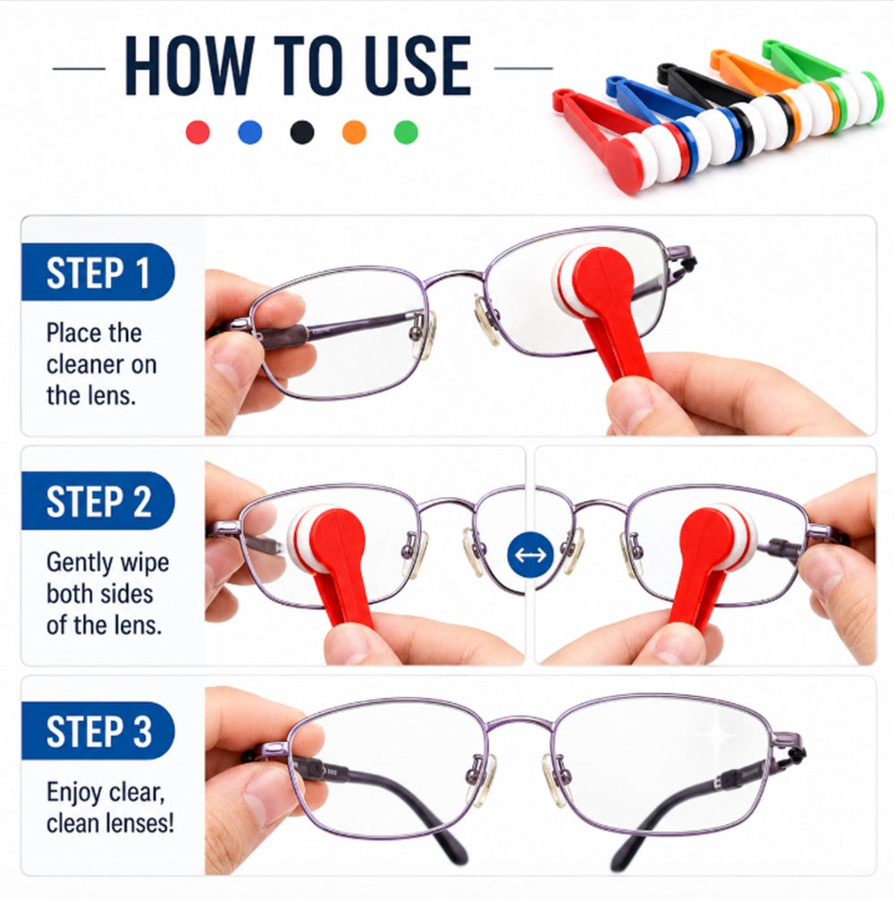 5-Piece Microfiber Eyeglass & Lens Cleaning Set | TIKA