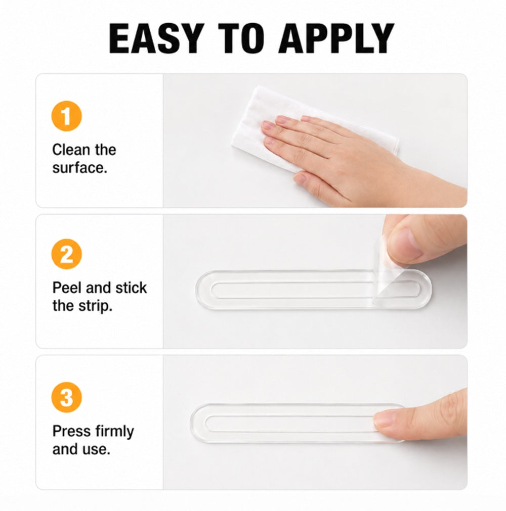 10-Pack Self-Adhesive Silicone Rubber Bumper Pads | TIKA