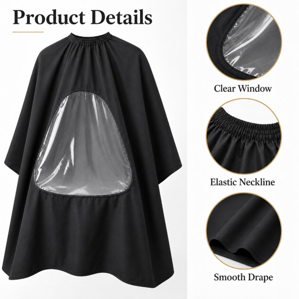 Hair Cutting Cape with Viewing Window | TIKA