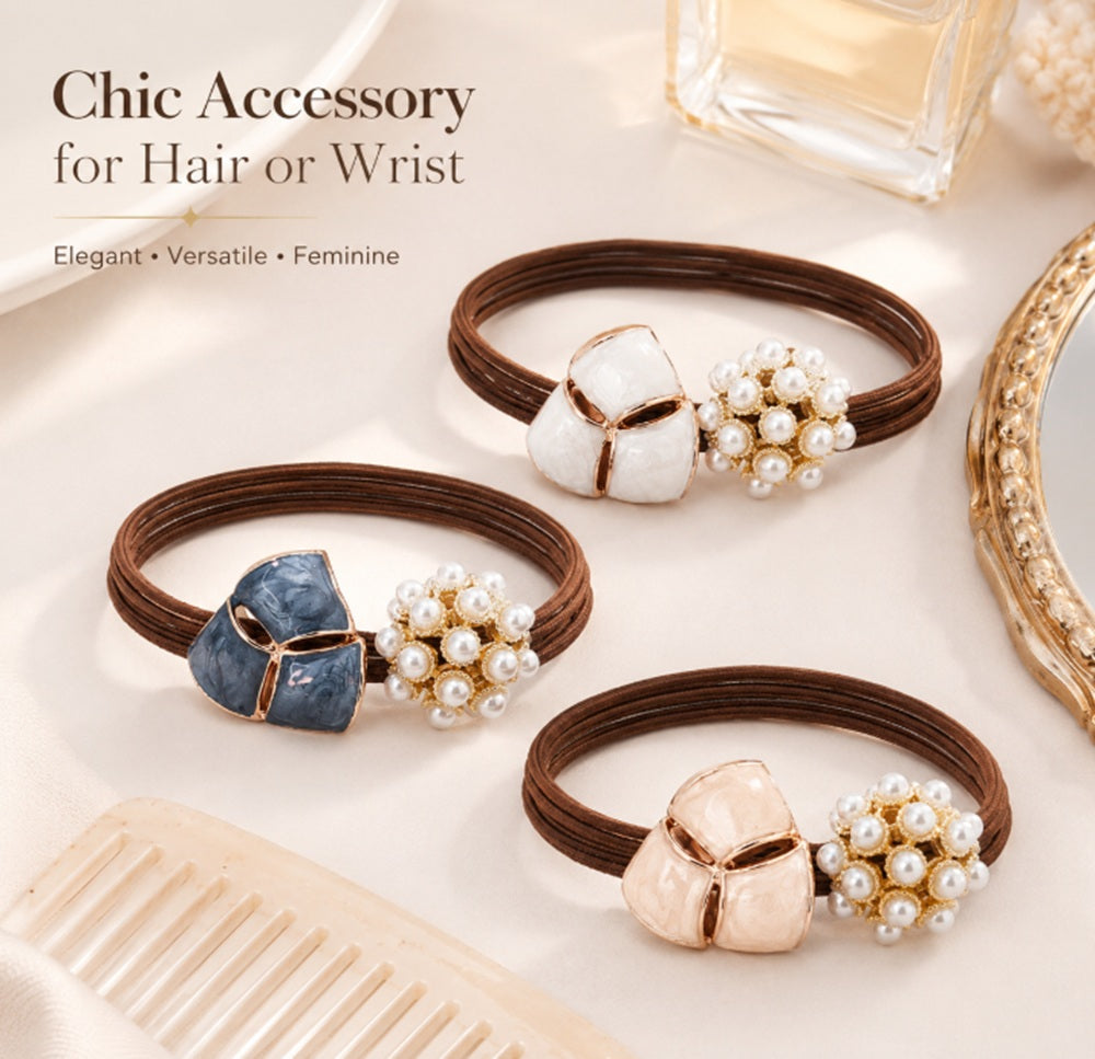 3-Pack Non-Slip Elastic Hair Ties for Women & Girls | TIKA