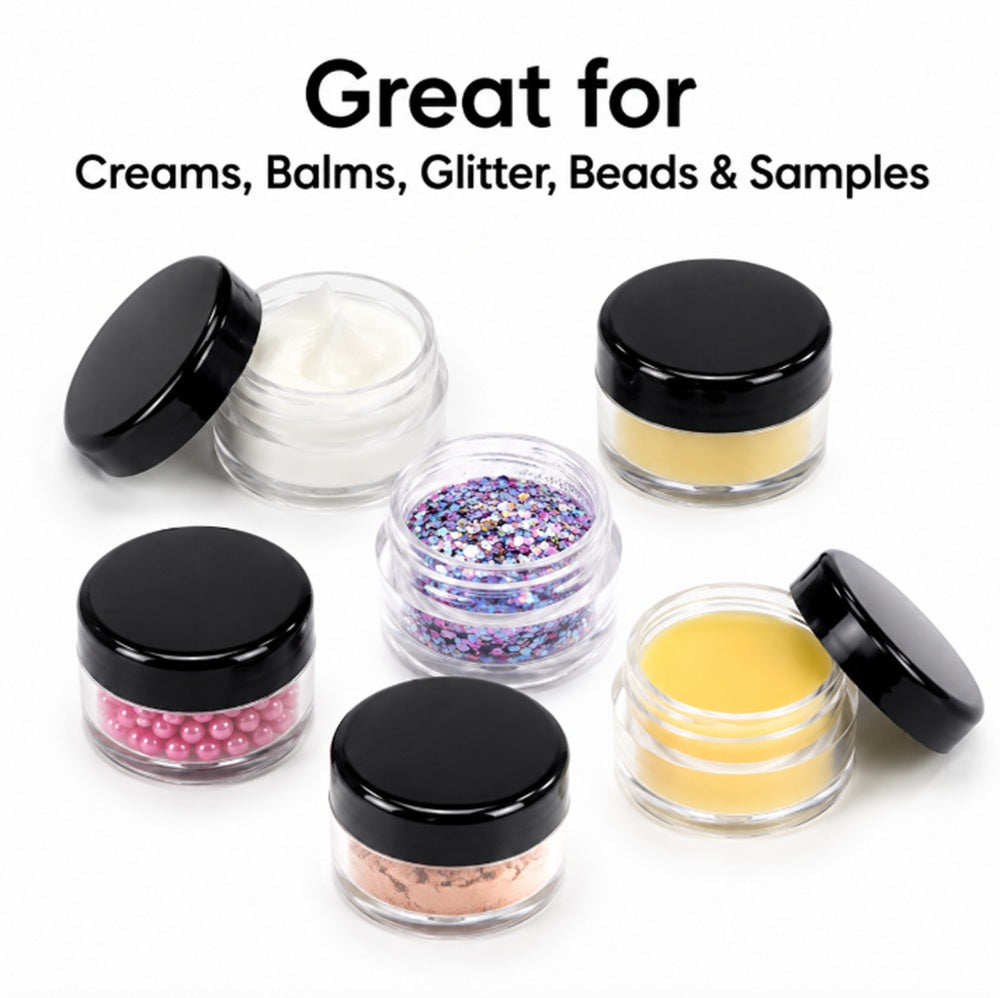 50-Pack 5ml Empty Cosmetic Sample Jars | TIKA