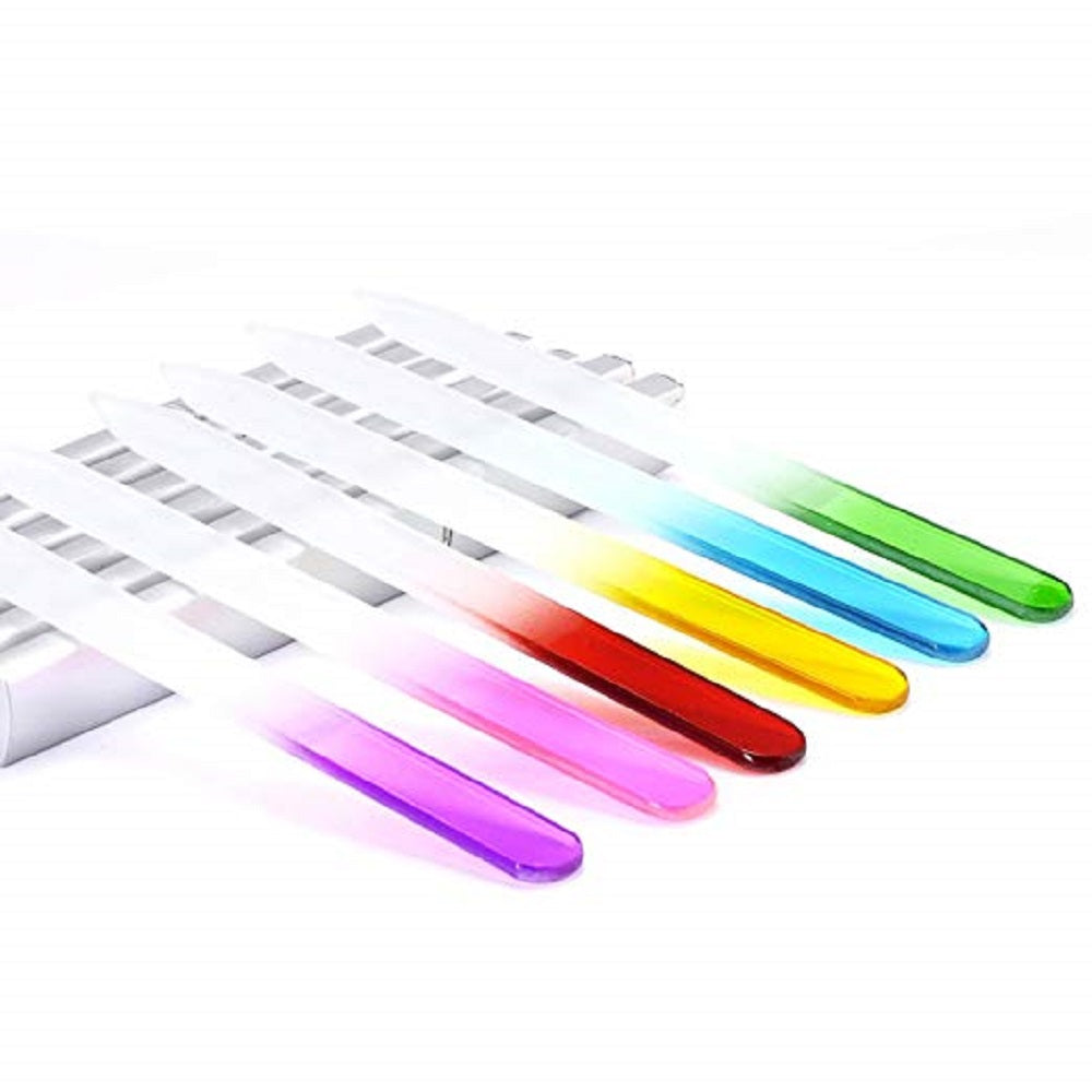 6-Pack Double-Sided Crystal Glass Nail Files | TIKA