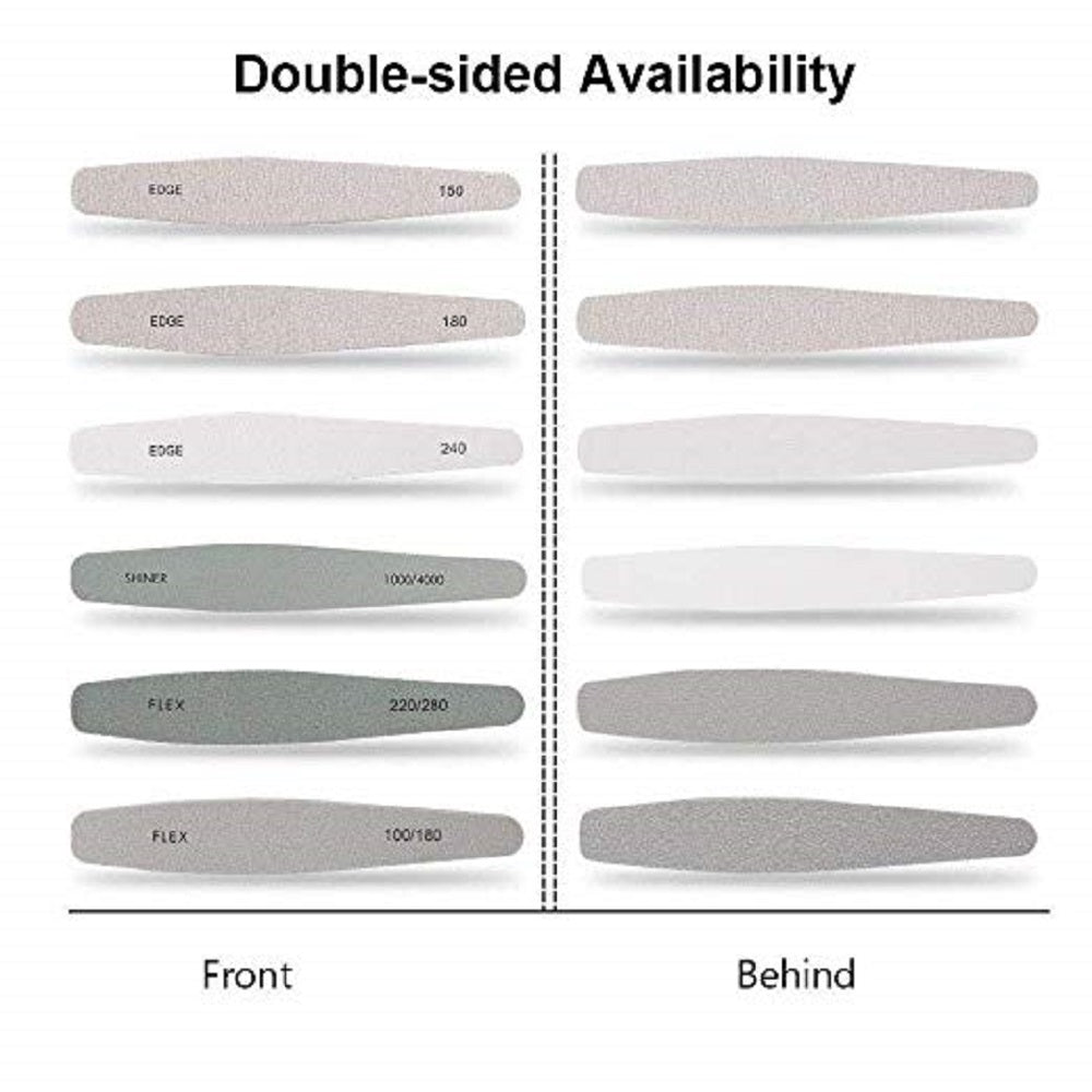 6-Piece Double-Sided Nail File & Buffer Set | TIKA