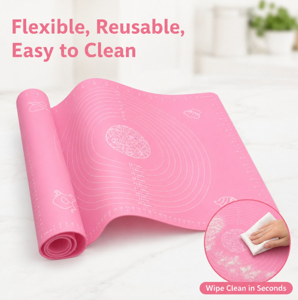15.7 × 19.7 in Silicone Pastry Rolling Mat | TIKA