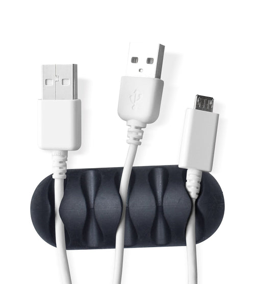 10-Pack Self-Adhesive Cable Clips for Desk & Charger Cords | TIKA