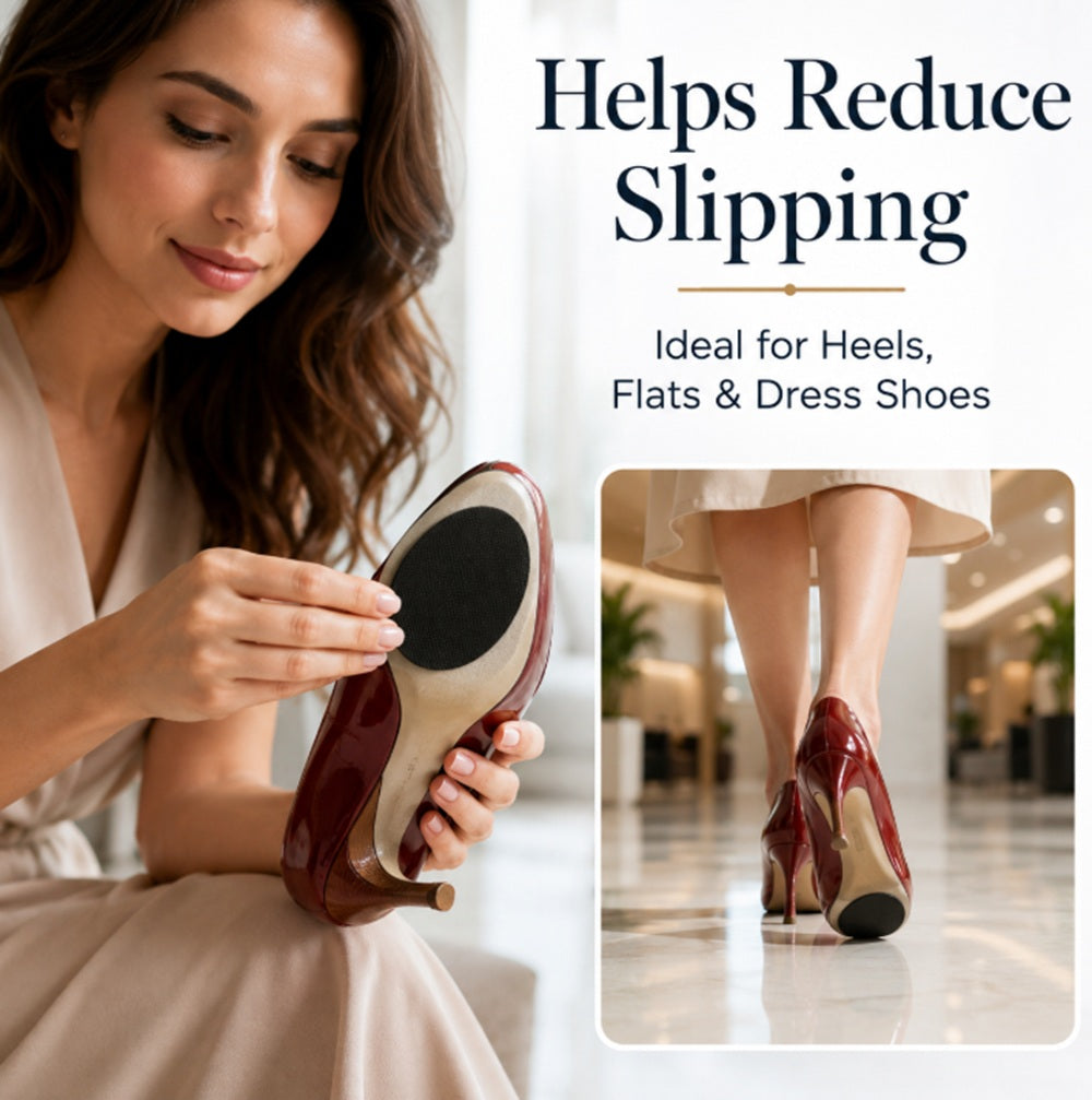 10-Pair Self-Adhesive Non-Slip Shoe Sole Pads | TIKA